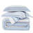 Coastal Stripes Down Alternative Oversized Comforter Set with Shams by Southshore Fine Linens-1154239114-1154239119