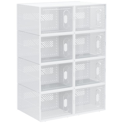 8 Pair Shoe Storage Box