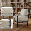 Fauteuil d'appoint en bois massif Millissa-15768308