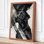 Dog and Geometry Modern - Wrapped Canvas-1094530518-1094530524