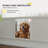 Whelping Box for Dogs and Puppies, Dog Whelping Box with Waterproof Pee Pad, Adjustable Height Door, for Large Dogs Indoor Use, 49" x 47" x 19"