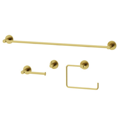 Cass 4-Piece Bathroom Hardware Set
