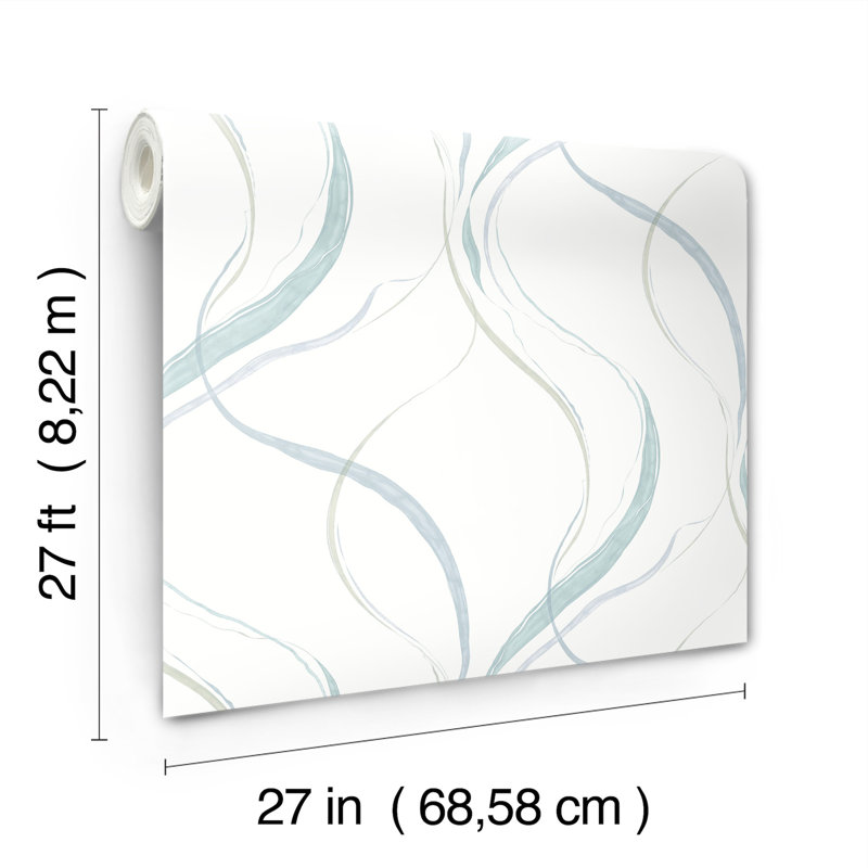 Papier peint encre, Verre de mer