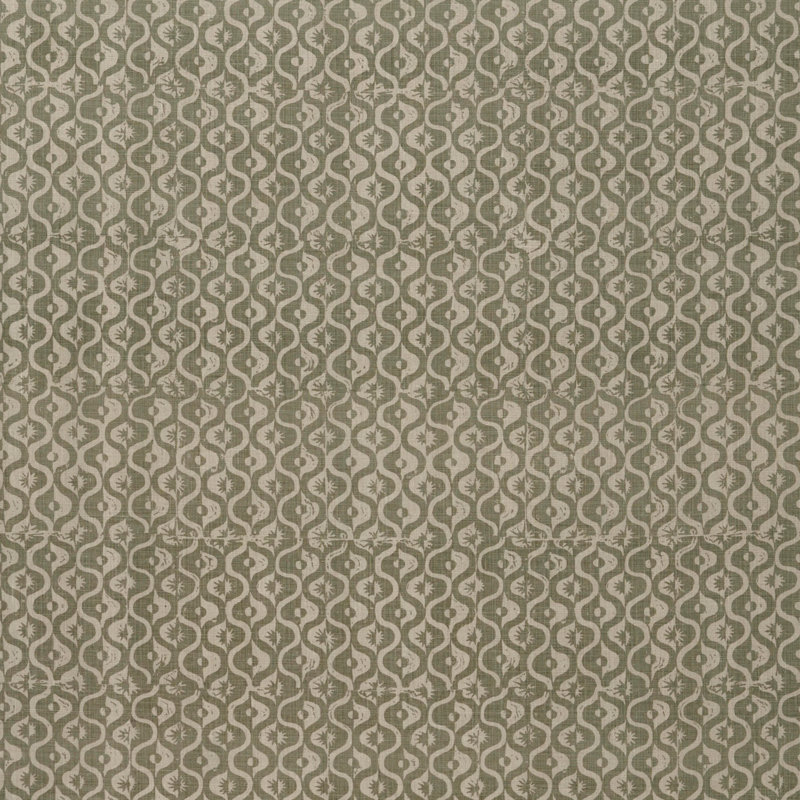 Spencer Small Medallion Fabric, Dove