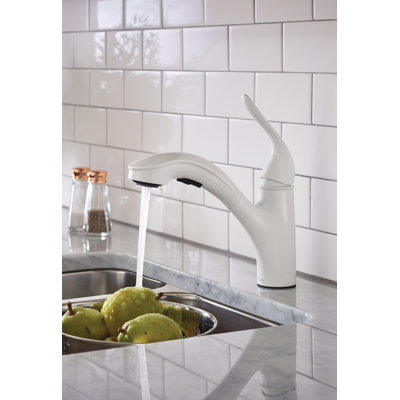 Moen Brecklyn Single-Handle Pull-Out Sprayer Kitchen Faucet with Power Clean in Spot Resist
