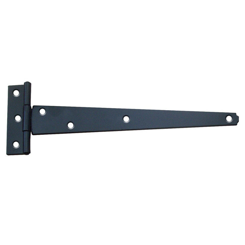 Surface Mount Pair Door Hinges, 13cm H x 50cm W x 1.7cm D, Black