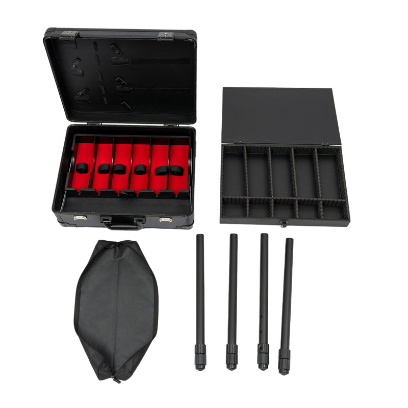 Professional Barber Toolbox Mobile Barber Case, Black