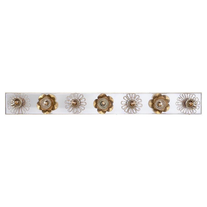 Keaton 7 - Light Vanity Light, Gold