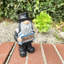 Statue gnome Exhart avec signe Shalom, 6 x 4,5 x 11 po Exhart