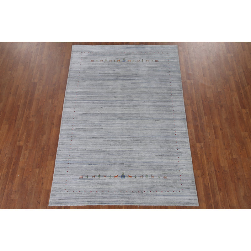 Tapis indien fait à la main Gabbeh 5 x 8