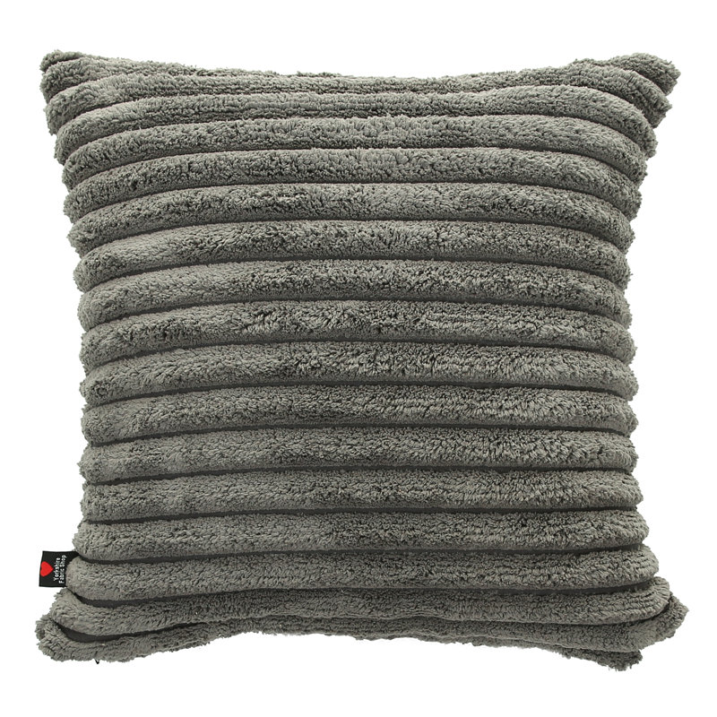 Alvera Square Cushion, 55 x 55cm, Grey