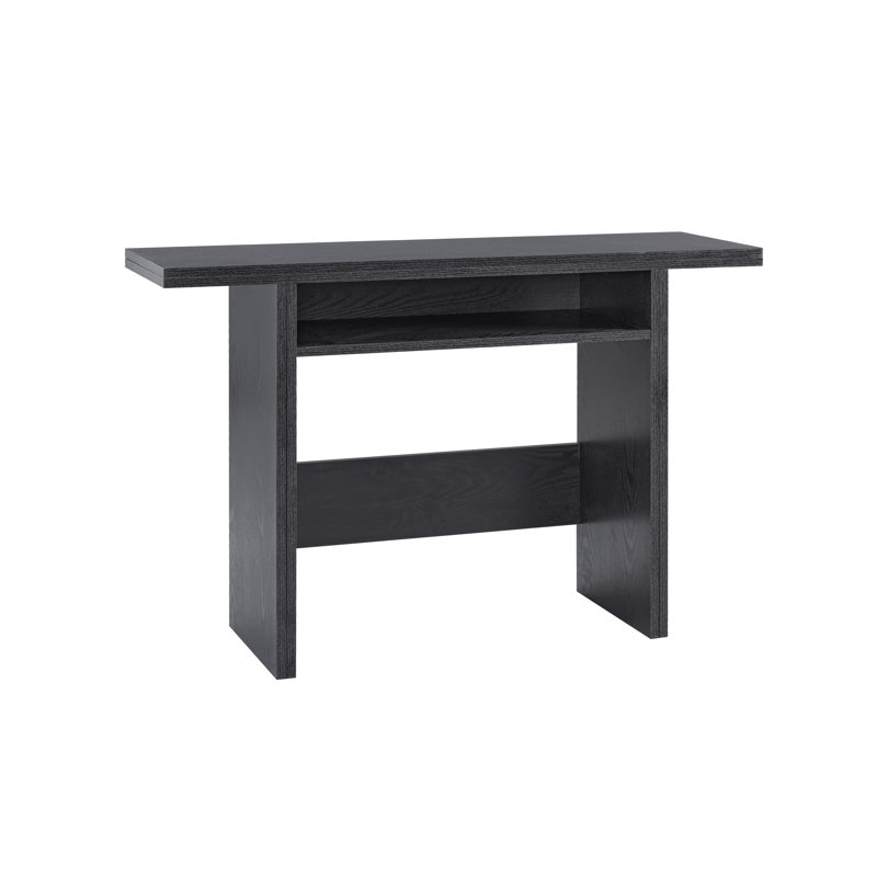 Table de salle à manger extensible Abay, Noir