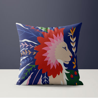 Lev Microsuede Square Throw Pillow