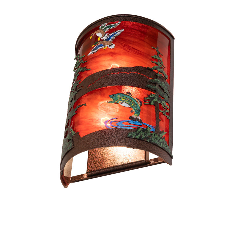 2 - Light Flush Mounted Sconce