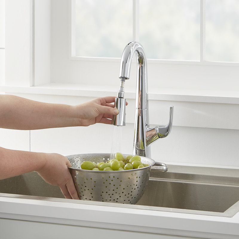 Gerber Vaughn Pull Down Prep Faucet, Chrome