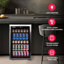 Réfrigérateur à boissons Frigidaire Mini réfrigérateur à porte vitrée avec contrôle numérique de la température