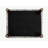 Jurie Black Abstract Ottoman