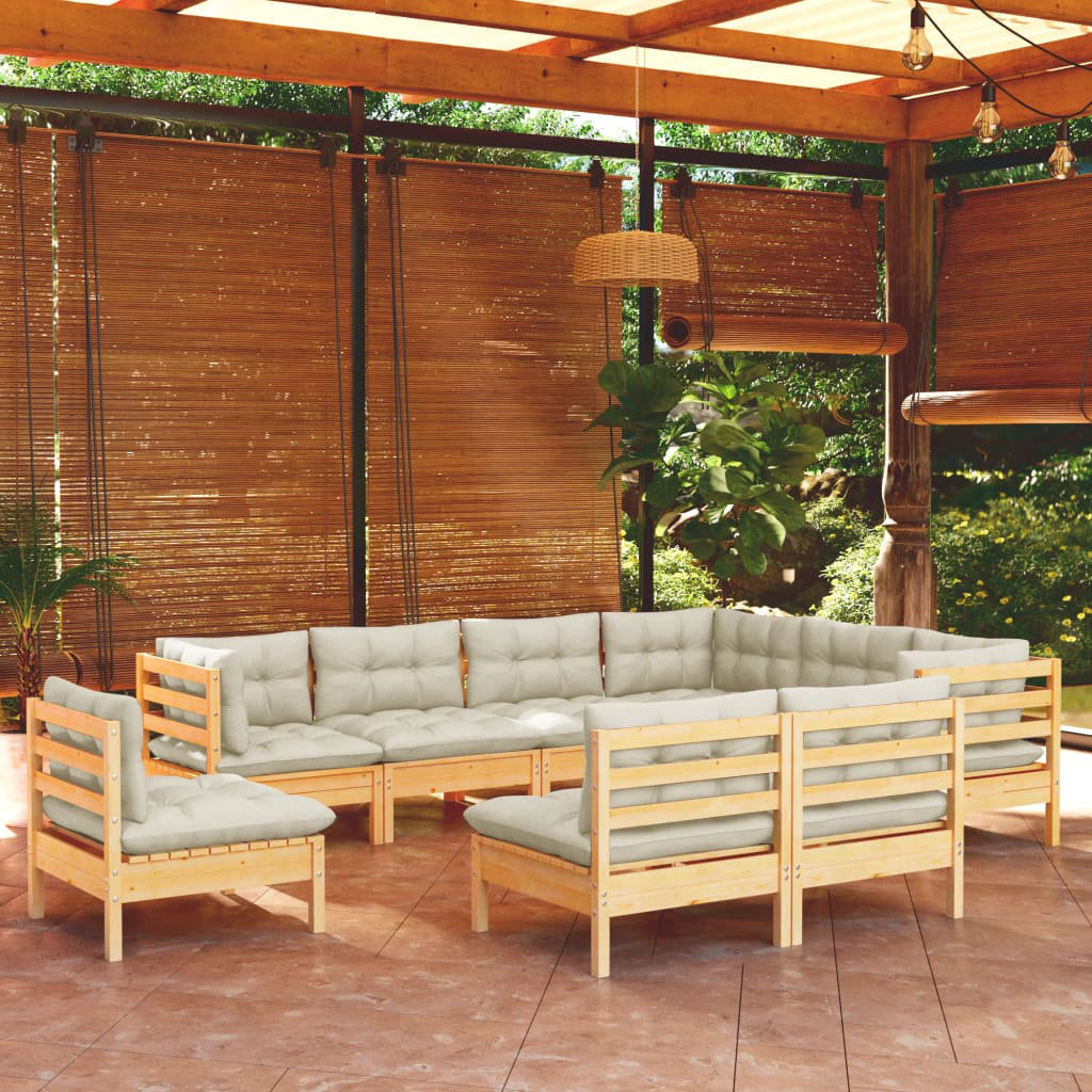 Gartenecksofa Hubery mit Kissen