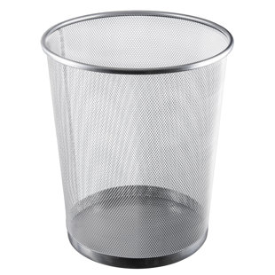 Alloy Steel Open Kitchen Trash Can - 4.75 Gallons