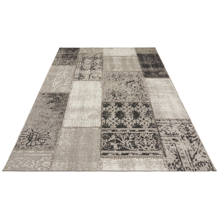 Beach Handwoven Taupe/Cream Rug