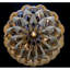 Lustre rond clair en laiton massif à fleurs Protea-89795570-89795599-130690183