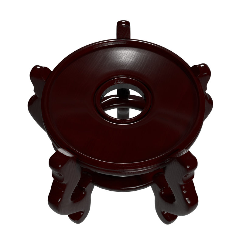 Fishbowl Stand, 7.25" H x 7.5" W x 7.5" D