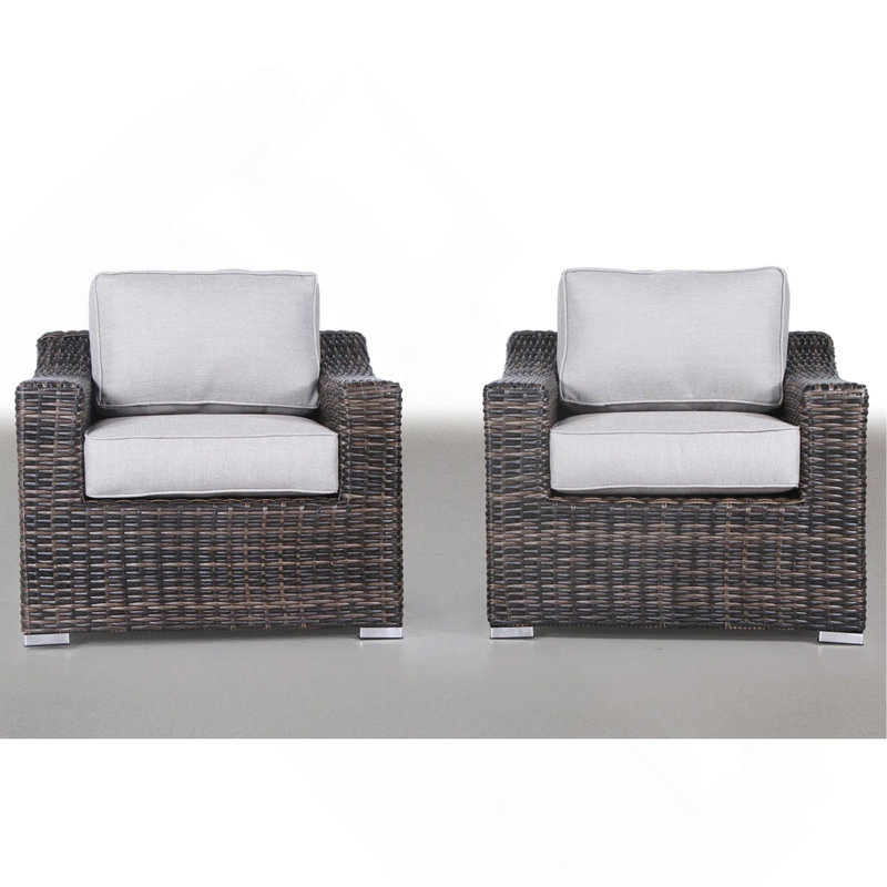 Fully Assembled Patio Chair With Cushions 2