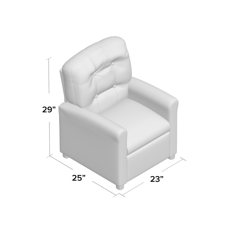 Fauteuil inclinable Cyion, pour enfants, Rose bonbon