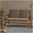HAMPTON WOOD + WICKER LOVESEAT