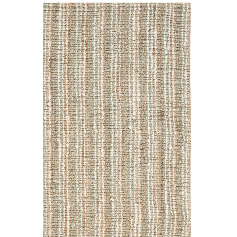 Tapis en jute tissé à la main Alda, Carré 10 pi