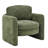 Double-layer Upholstered Armchair Barrel Accent Chair  -41378159
