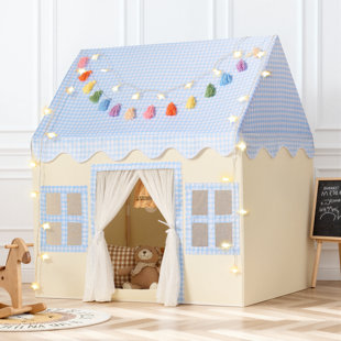 Tente de jeu d'intérieur pour enfants avec guirlande Tassel