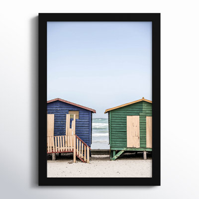 Popplewell "Blue and Green Huts" Print