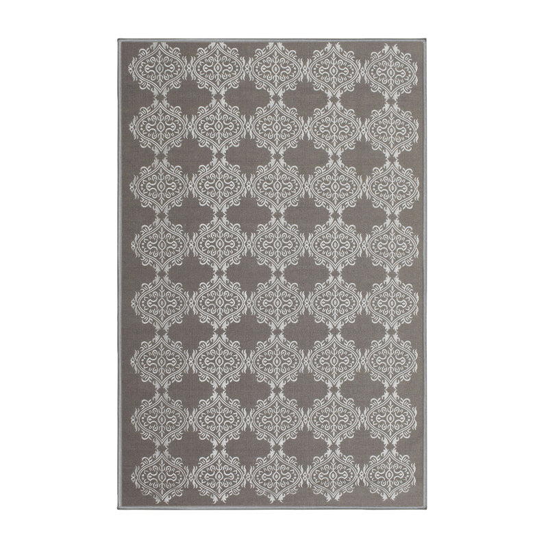 Tapis gris zone contemporaine, Rectangle 3 pi x 5 pi
