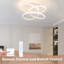 41cm Butterfly‑Shaped Dimmable LED Flush Mount-622846188