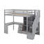 Lit mezzanine simple avec bureau et tiroirs-48034472