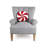 Candy Cane Hook Pillow