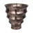 17 Stories 13" Morine Small Silver Metal Vase