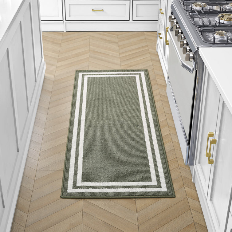 Laura Ashley Debbie Double Border Two-Tone All Loop Tufted Rugs