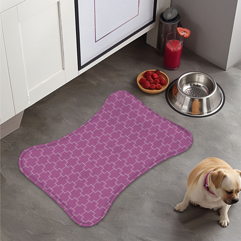Tapis d'alimentation rose 1 pièce