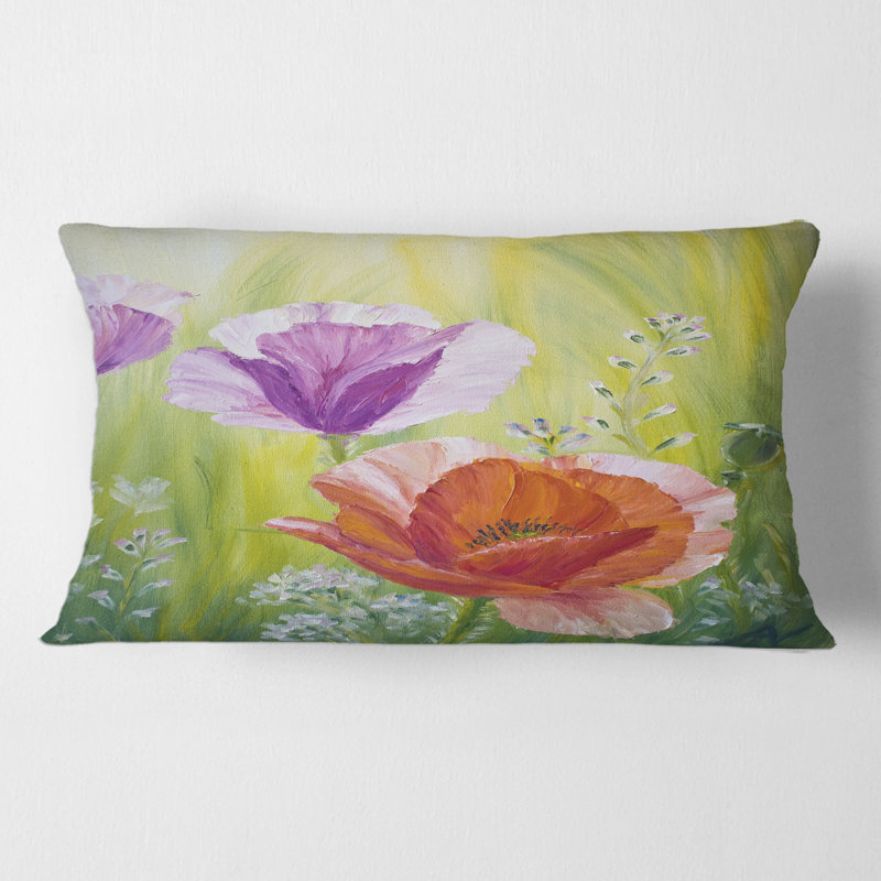 Floral Throw Pillow