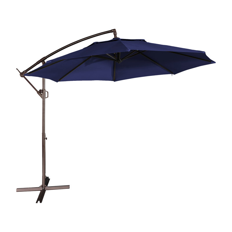 11 pi. Parasol d'extérieur en porte-à-faux, Marine