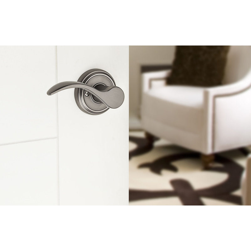 Buskager Slate Single Dummy Door Lever, Left