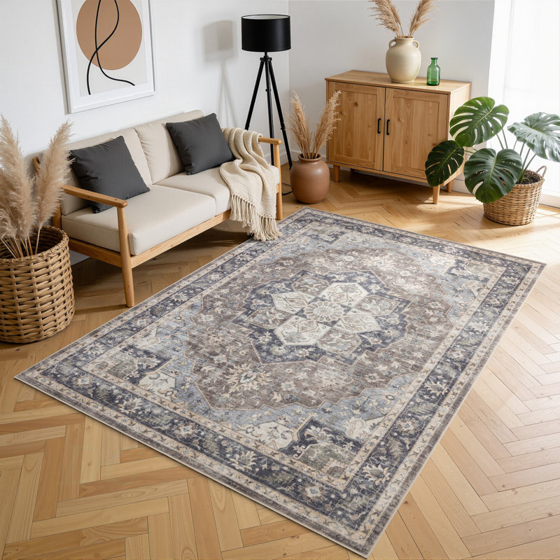 Premier GC_HAM4006 8X10 Brown Area Rug, Brown, Rectangle 7'10" x 9'10"