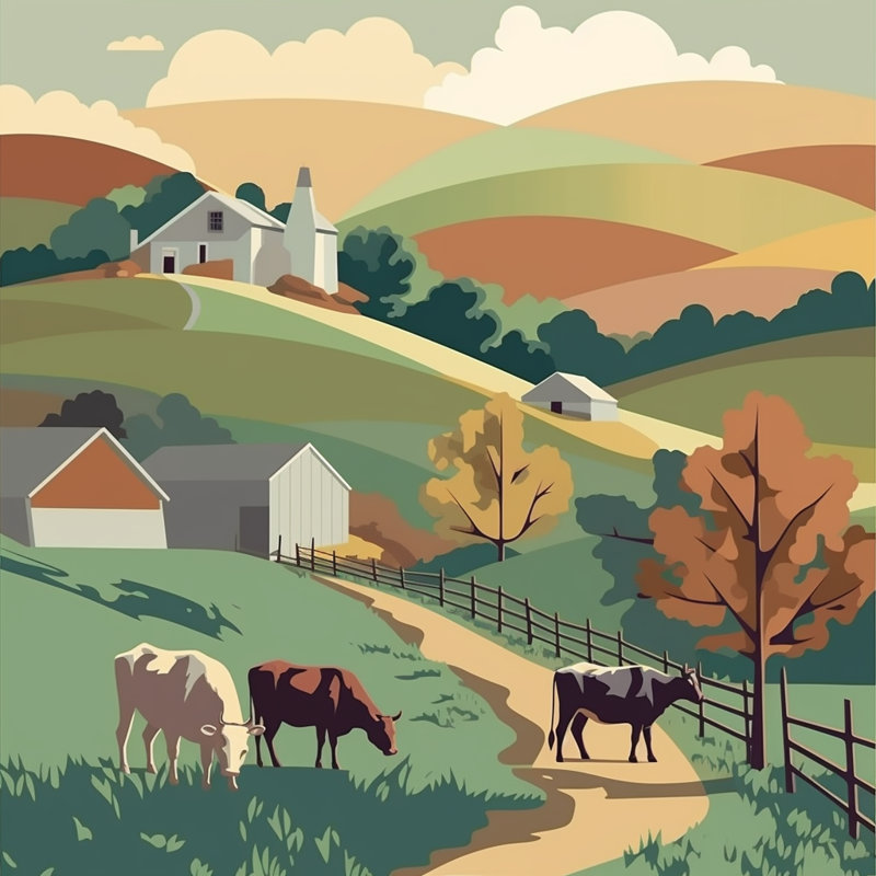 Cow Bedding, King Comforter
