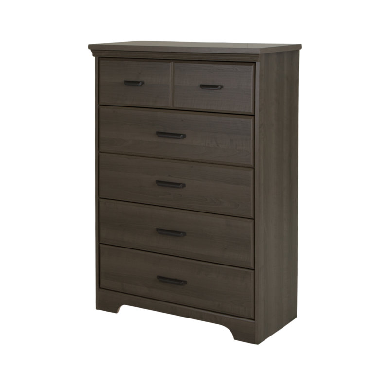 Versa 5 Drawer Chest, Gray
