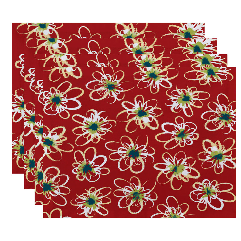 Ensemble de napperons 18 po 4 pièces Slezak, Corail