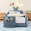 Cute Rabbit Ear Design Twin Size Boucle Upholstered Platform Bed with Safety Rail & Convenient Pocket-1704540854