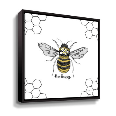 «Bee Happy», impression sur toile