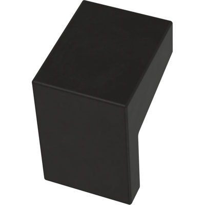 Mirrored 1 1/16" Length Geometric Knob Multipack